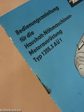 Bedienungsanleitung für die Haushalt-Nähmaschinen-Motorausrüstung