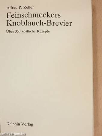 Feinschmeckers Knoblauch-Brevier