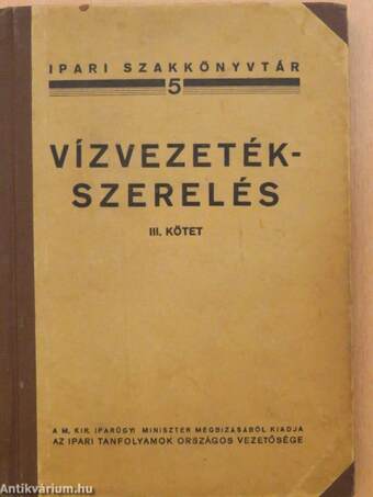 Vízvezetékszerelés III. (töredék)