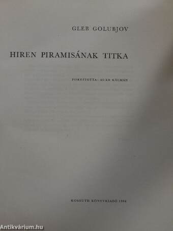 Hiren piramisának titka