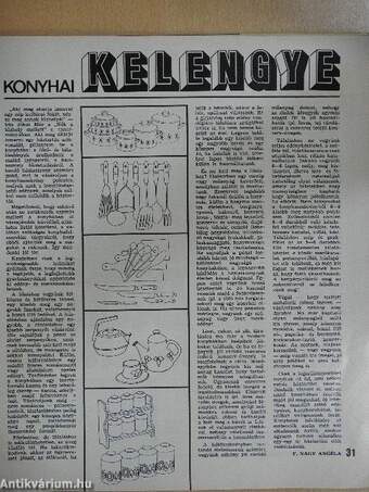 Magyar Konyha 1978-1983. (vegyes számok) (12 db) 