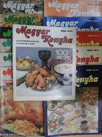 Magyar Konyha 1978-1983. (vegyes számok) (12 db) 