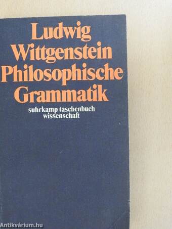 Philosophische Grammatik