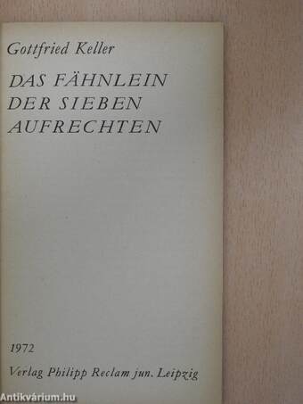 Das Fähnlein der sieben Aufrechten