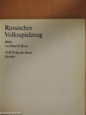 Russisches Volksspielzeug