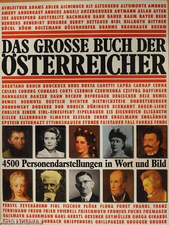 Das grosse buch der Österreicher