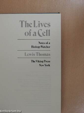 The Lives of a Cell