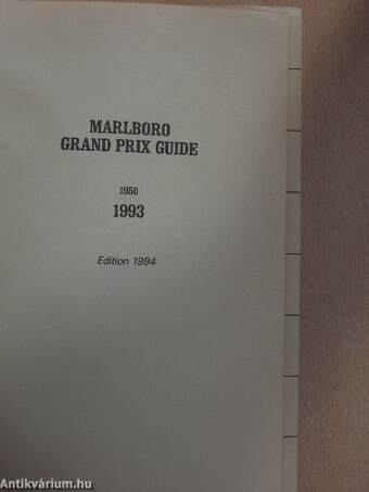 Marlboro Grand Prix Guide 1950-1993