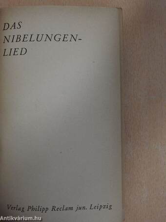 Das Nibelungenlied