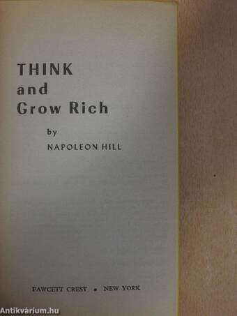 Think and Grow Rich