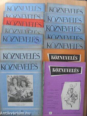 Köznevelés 1955-1970. (vegyes számok, 65 db)