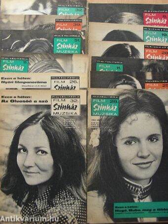 Film-Színház-Muzsika 1971-1974. (vegyes számok) (14 db)