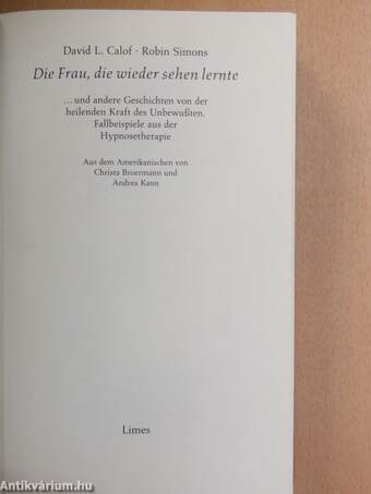 Die Frau, die wieder sehen lernte