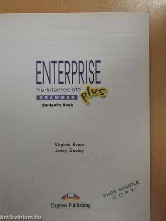 Enterprise plus - Pre-Intermediate - Student's Book - Grammar