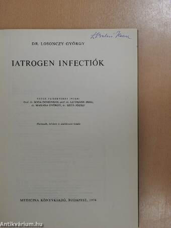 Iatrogen infectiók