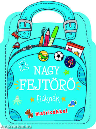 Nagy fejtörő - fiúknak matricákkal