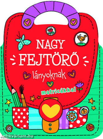 Nagy fejtörő - lányoknak matricákkal