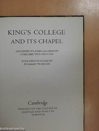 King's College and its Chapel