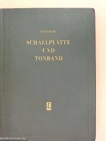 Schallplatte und Tonband