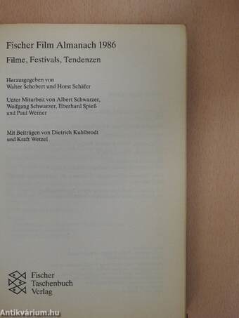 Fischer Film Almanach 1986