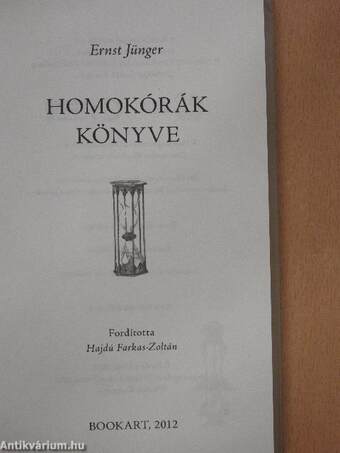 Homokórák könyve