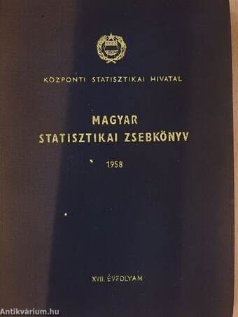 Magyar statisztikai zsebkönyv 1958