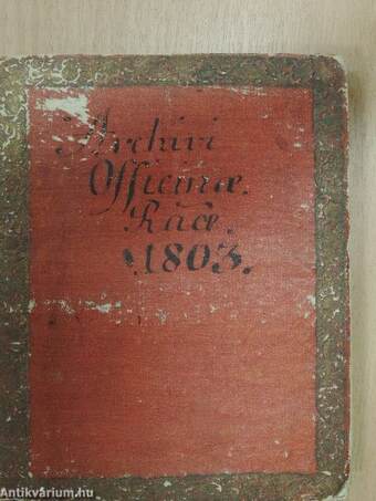 Annus a nativitate salvatoris nostri Jesu Christi M. DCCC. III. communis dierum 365. stylo Gregoriano, et Juliano deductus/Schematismus inclyti Regni Hungariae partiumque eidem adnexarum (rossz állapotú)