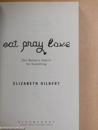 Eat, pray, love