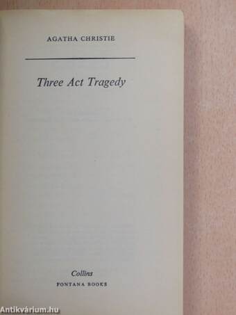 Three act tragedy
