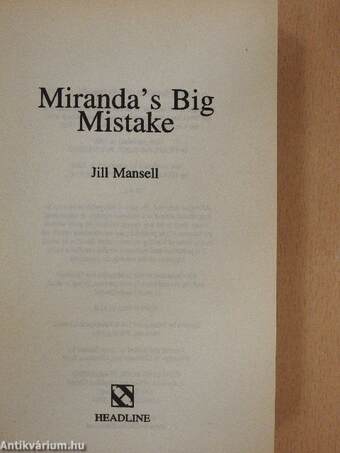 Miranda's Big Mistake