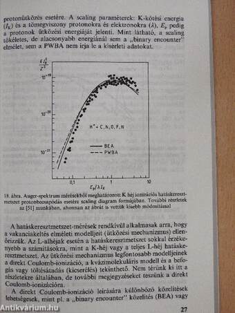 Ionokkal keltett Auger-elektronok és röntgensugárzás