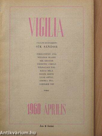 Vigilia 1960. április