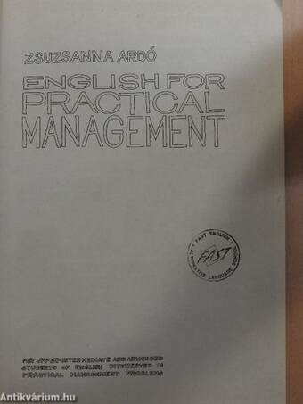 English for practical management