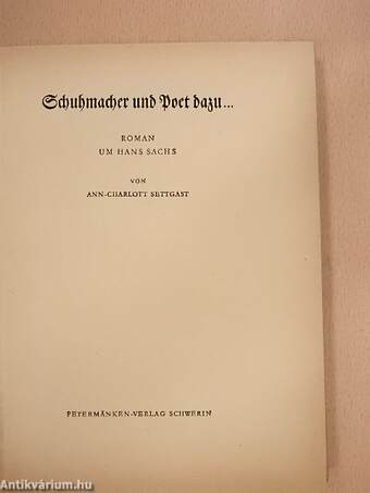 Schuhmacher und Poet dazu...