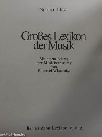 Großes Lexikon der Musik