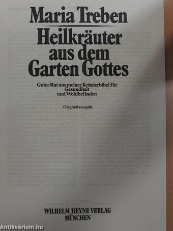 Heilkräuter aus dem Garten Gottes