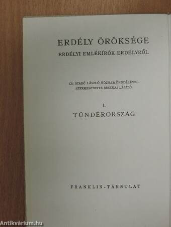 Erdély öröksége I.