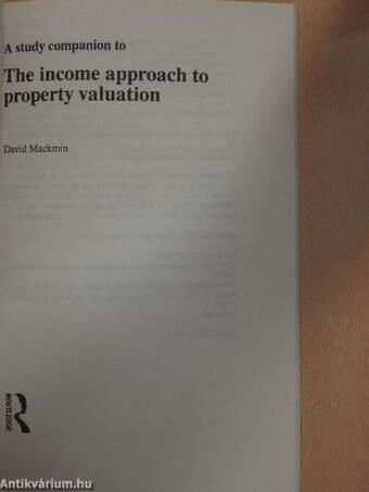 A study companion to the income approach to property valuation