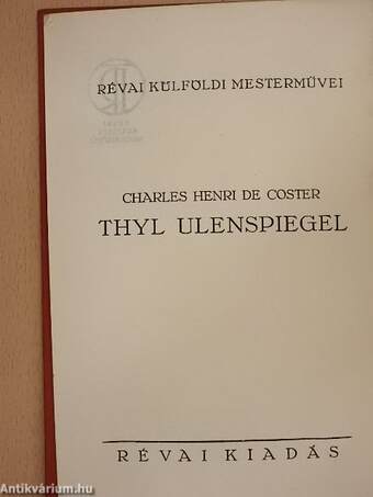 Thyl Ulenspiegel I-II.