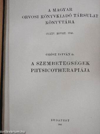 Elektrokardiographia/A szembetegségek physicotherapiája/Az állkapocssérülések gyógyítása/Élelmezési táblázatok