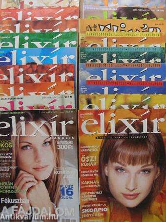 Új Elixír Magazin 1995-1998, 2001-2003. (vegyes számok, 20 db)