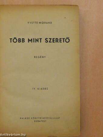 Több mint szerető