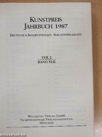 Kunstpreis Jahrbuch 1987/2.