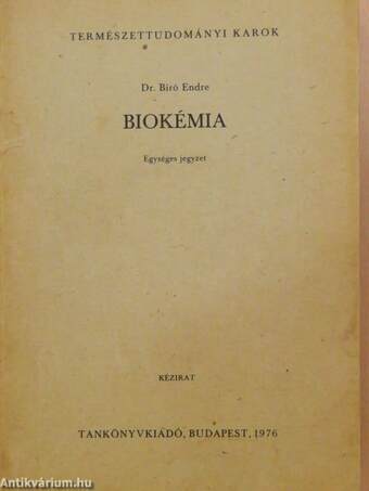 Biokémia