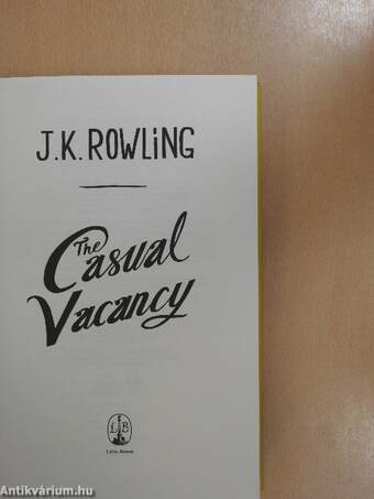 The Casual Vacancy