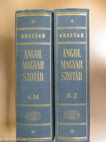 Angol-magyar szótár I-II.