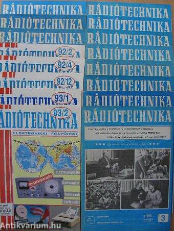 Rádiótechnika 1985-1993. (vegyes számok)