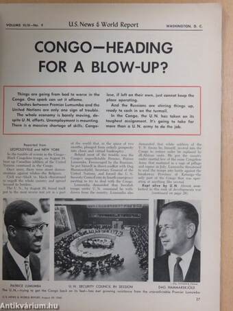 U. S. News & World Report August 1960