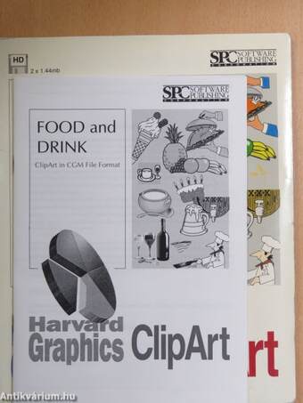 Harvard Graphics ClipArt - Food and Drink - 2 Floppy-val