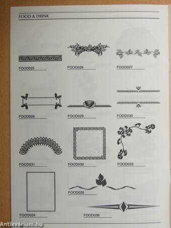 Harvard Graphics ClipArt - Food and Drink - 2 Floppy-val